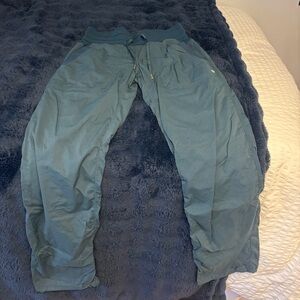 lululemon teal dance studio pants